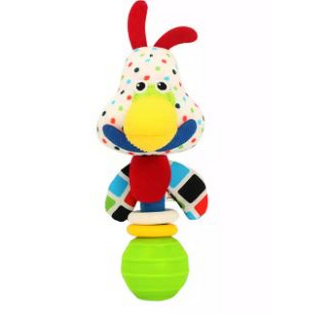 White Chicken Handheld Rattle