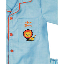 Load image into Gallery viewer, Blue Lion On Pocket Nightwear
