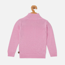 Load image into Gallery viewer, Green &amp; Pink Knitted Full Sleeves Jumper
