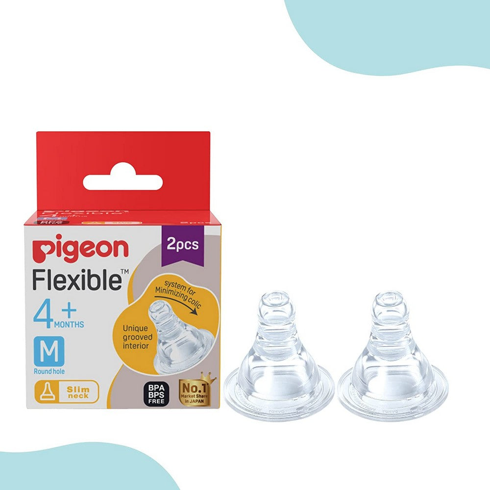 Pigeon Peristaltic Nipple - 2 Pieces