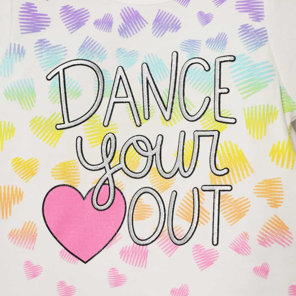 White Dance Your Out Top With Pink Net Skirt