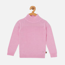 Load image into Gallery viewer, Green &amp; Pink Knitted Full Sleeves Jumper
