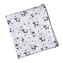 Load image into Gallery viewer, Grey Sheep Printed Swaddle
