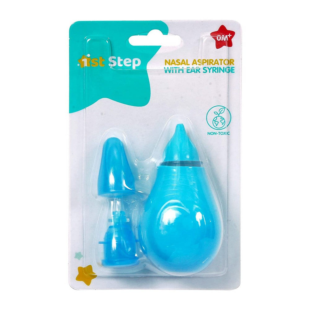 Blue Nasal Aspirator With Ear Syringend