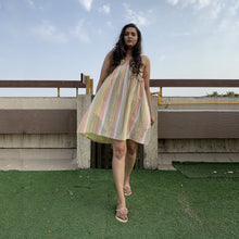 Load image into Gallery viewer, Striped Elasticated Dress
