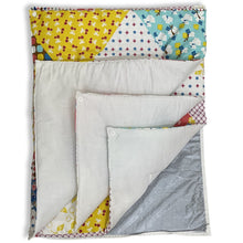 Load image into Gallery viewer, Multi print Pack Of 3 Quilted Cotton Sheets + 1 Plastic Sheet
