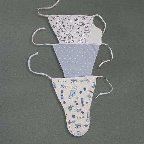 Pack of 6- Printed Muslin Washable Nappy