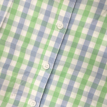 Load image into Gallery viewer, Collar Bow Green Checkered Full Sleeves Shirt
