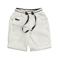 White Denim Shorts