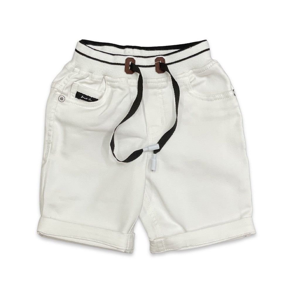 White Denim Shorts