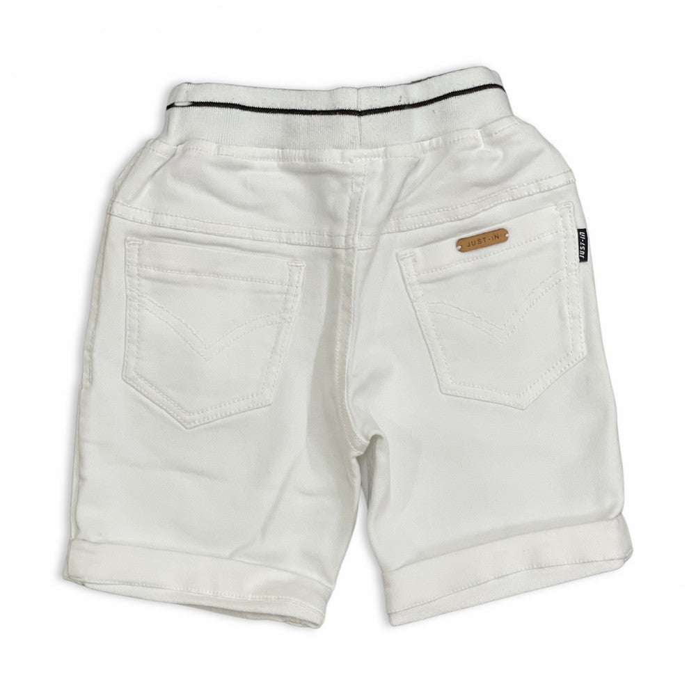 White Denim Shorts