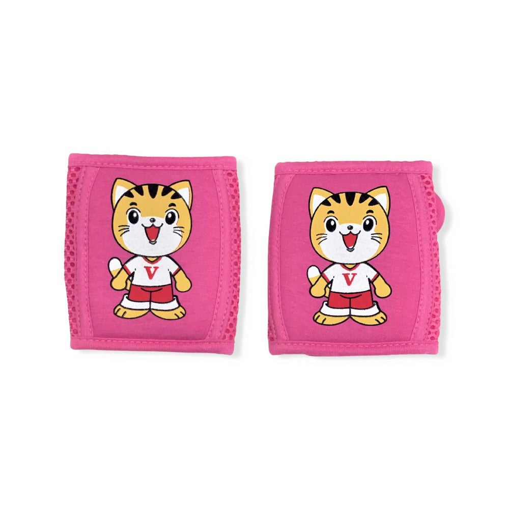 Pink  Happy Tiger Knee Pads