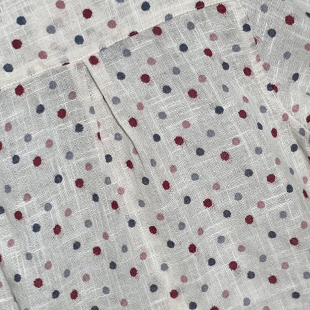 White Polka Dot Boys Shirt