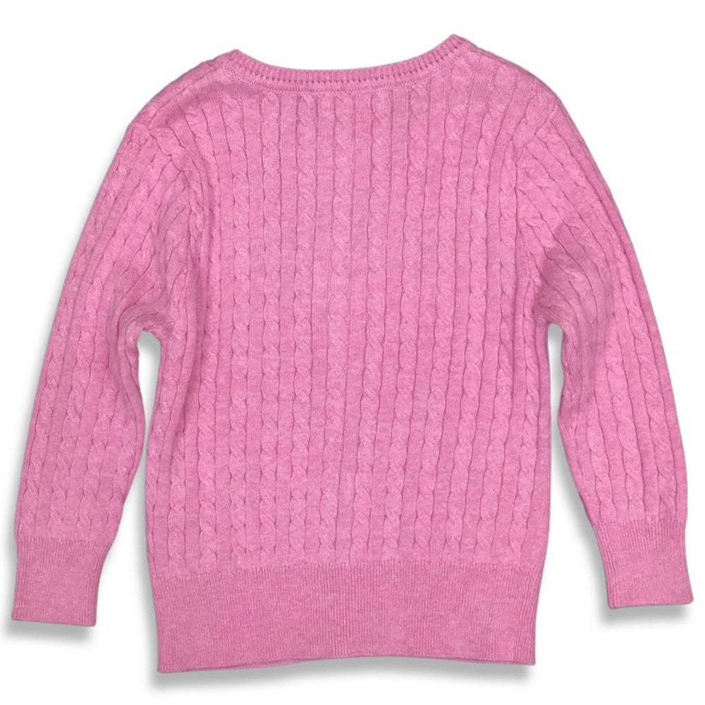 Pink Basic Woollen Sweater