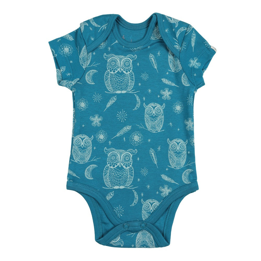 Hoot Hoot Owl Half Sleeve Onesie