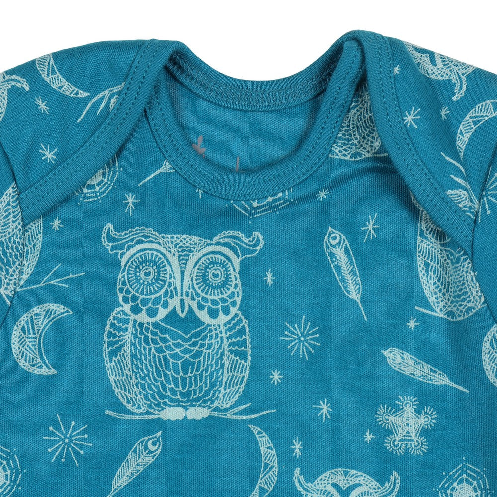 Hoot Hoot Owl Half Sleeve Onesie