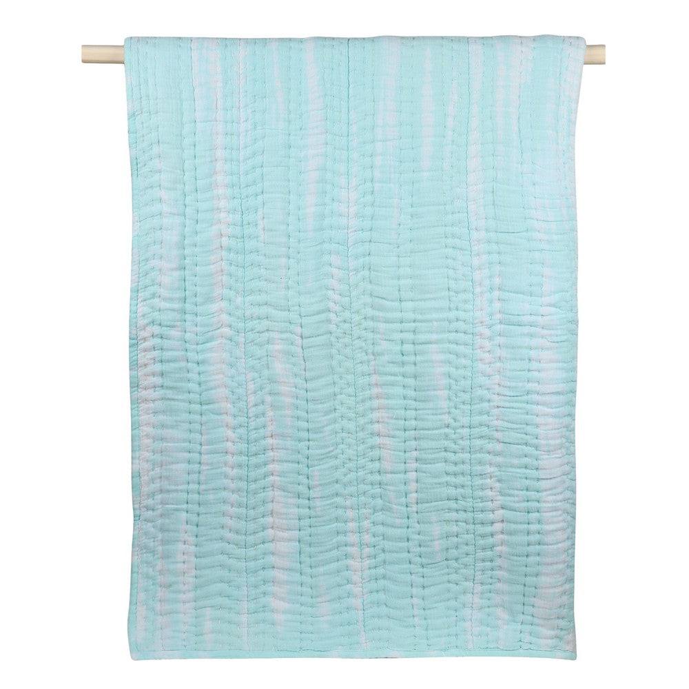 Sea Green Tye Dye Quilt