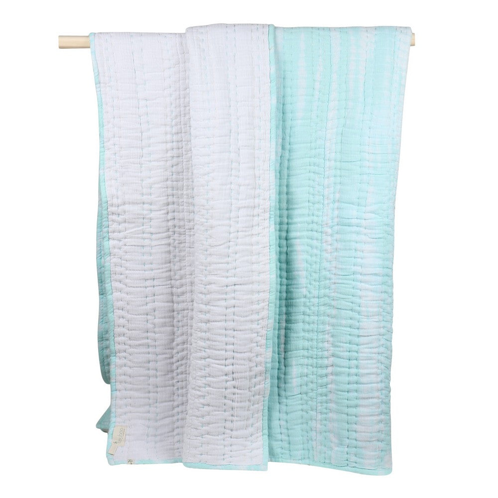 Sea Green Tye Dye Quilt
