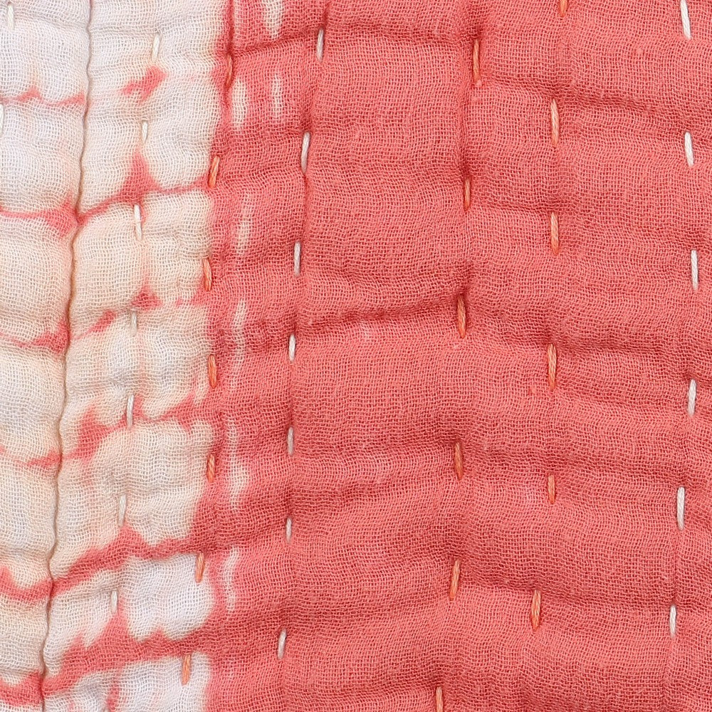 Maroon Tye Dye Quilt