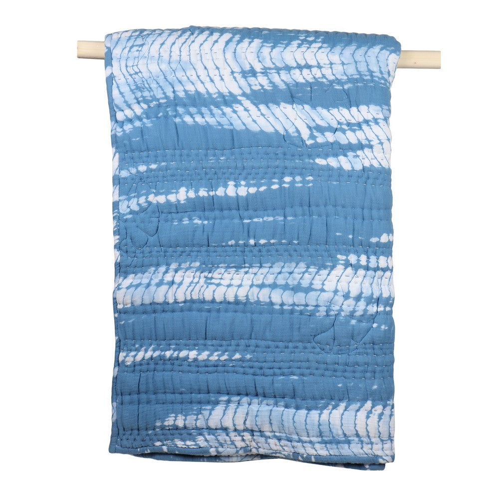 Blue Tye Dye Quilt