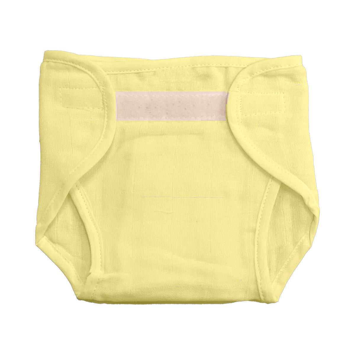 Multicolored (9-12Months) Washable Velcro Muslin Nappy Pack Of 6