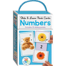 Load image into Gallery viewer, Building Blocks Slide &amp; Learn Numbers Flash Cards
