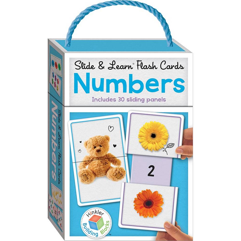 Building Blocks Slide & Learn Numbers Flash Cards