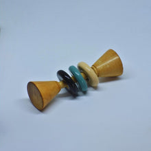 Load image into Gallery viewer, Dumroo Ring Wooden Rattle
