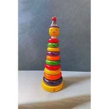 Load image into Gallery viewer, Clown Wooden Stacker
