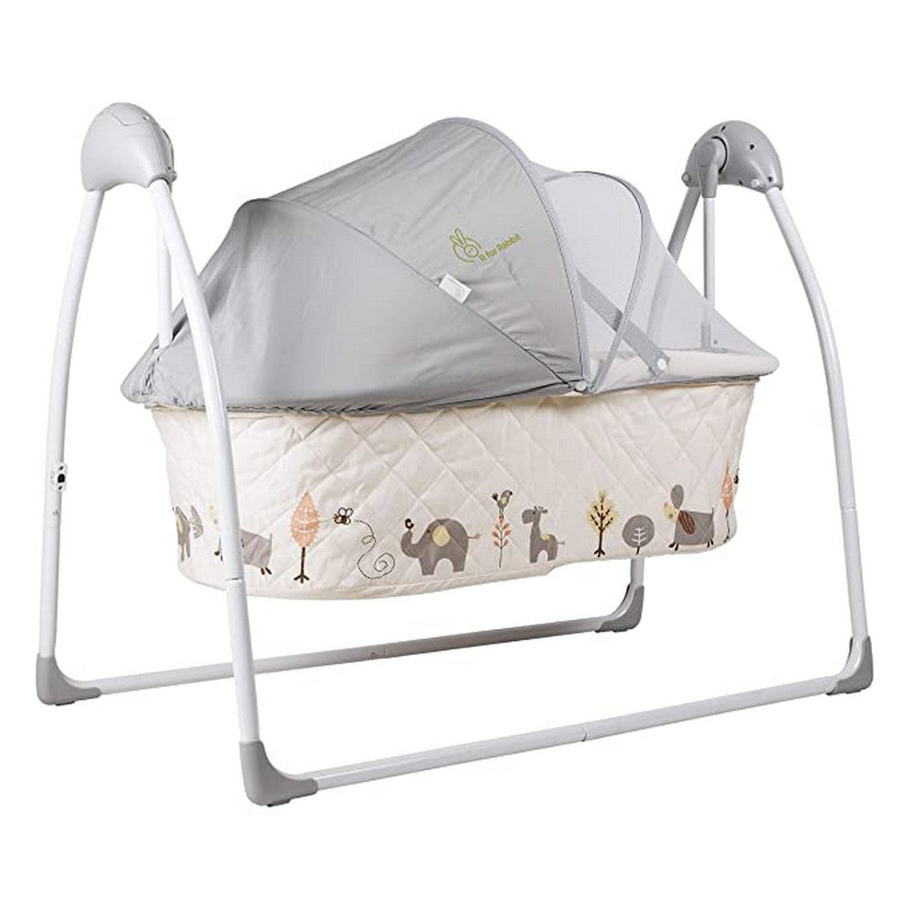 Lullabies The Auto Swing Baby Cradle - Cream