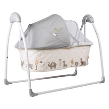 Load image into Gallery viewer, Lullabies The Auto Swing Baby Cradle - Cream
