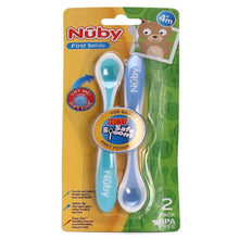 Load image into Gallery viewer, Blue And Green Hot Safe Spoons Pack Of 2
