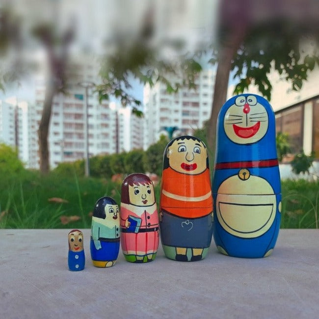 Doraemon ki Toli Stacker & Nesting Toys