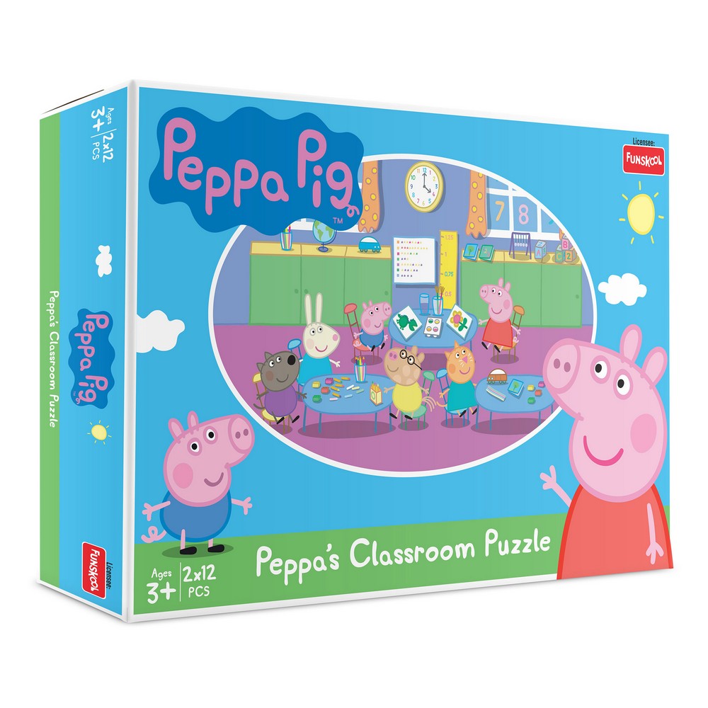 Peppa`s Classroom 2 In 1 Puzzle
