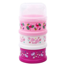 Load image into Gallery viewer, Pink 3 Tier Milk Powder Container

