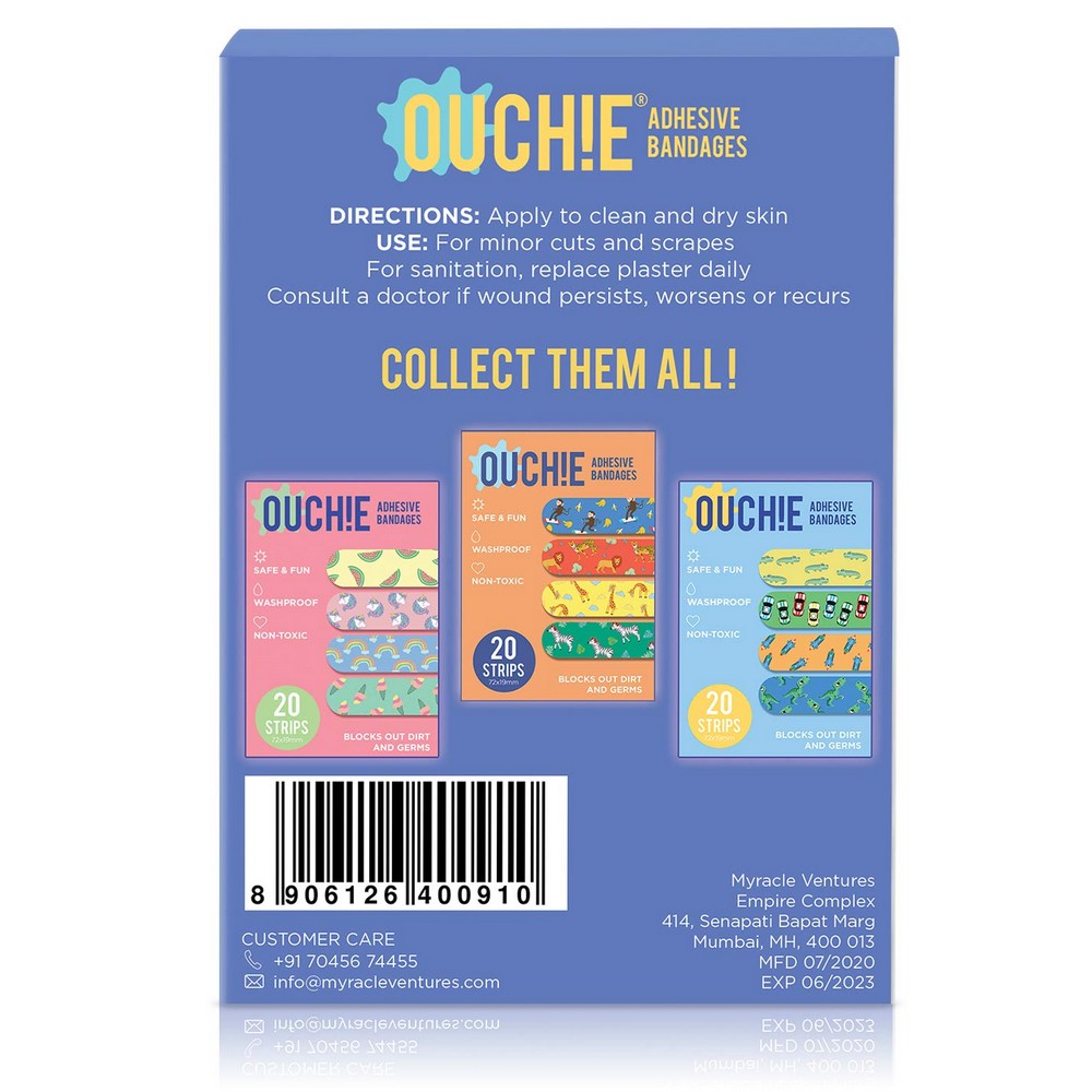 Non-Toxic Printed Bandages- 20 Strips