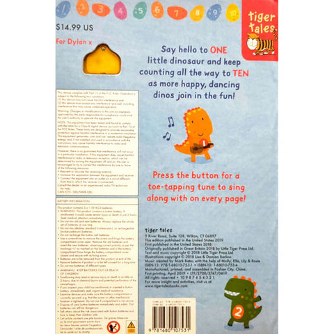 10 Little Dinosaurs A Sing-Along Counting Book