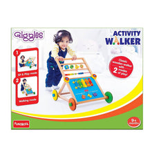 Load image into Gallery viewer, Classic Wooden Activity Walker With 2 Modes Of Play
