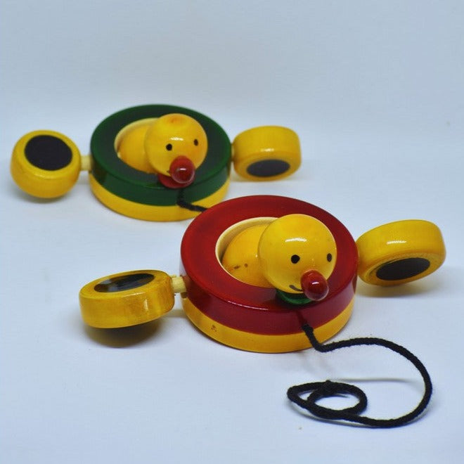 Quack Quack Ducks Push And Pull Along Wooden Toy