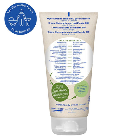 Bio Organic Hydrating Cream Face & Body- 150ml
