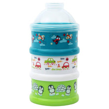 Load image into Gallery viewer, Blue Polypropylene 3-Tier Milk Powder Container
