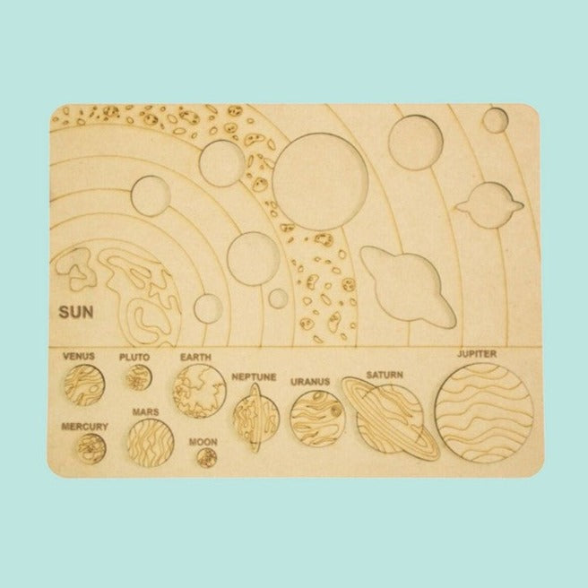 Solar System Wooden Puzzle