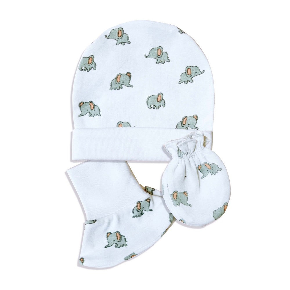 Mustard Animal All In One Newborn Baby Gift Pack - 6 Pieces