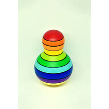 Load image into Gallery viewer, Rainbow Rolly Poly Balancing Wooden Toys
