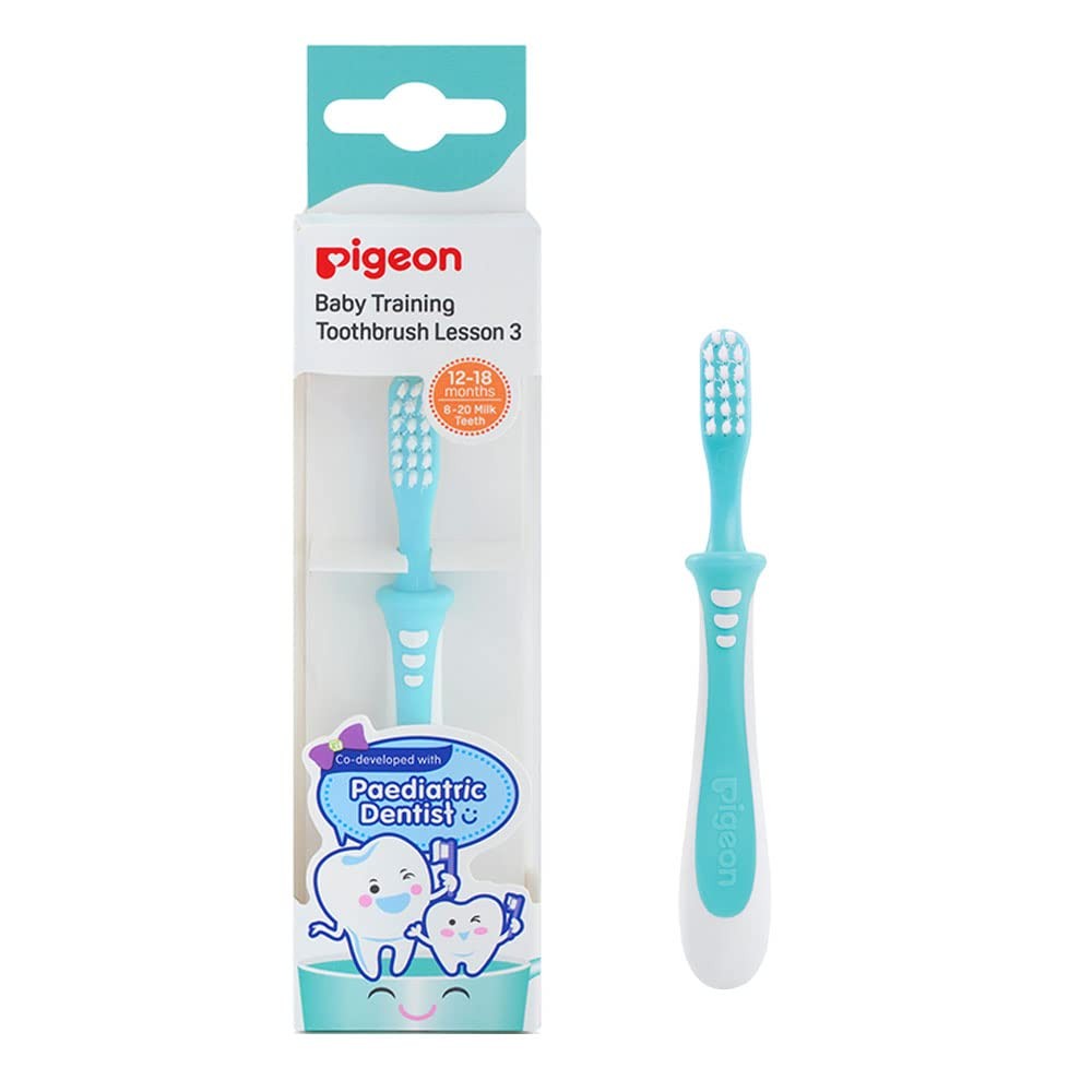 Blue Baby Training Toothbrush - Lesson 3