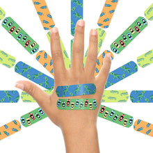 Load image into Gallery viewer, Blue Non-Toxic Printed Bandages
