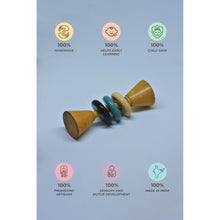 Load image into Gallery viewer, Dumroo Ring Wooden Rattle
