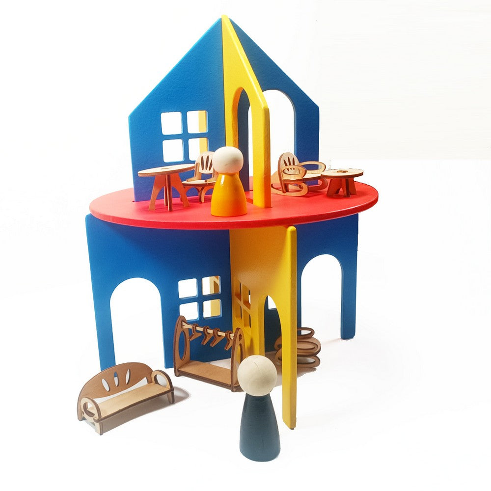 Modular Large Wooden Doll House