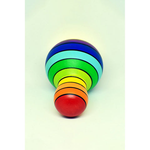 Rainbow Rolly Poly Balancing Wooden Toys