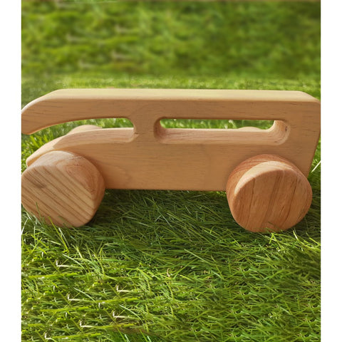 Dinno Wooden Car Push And Pull Toy